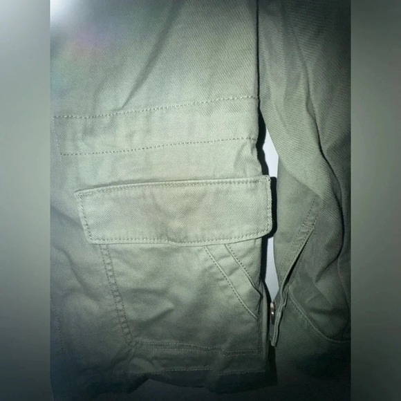 Talbots women’s Green safari jacket size extra small or XS spring lightweight - Picture 2 of 9